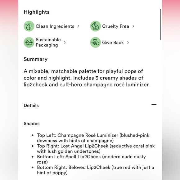 RMS Beauty Lip2Cheek Glow Quad Mini - Picture 6 of 7